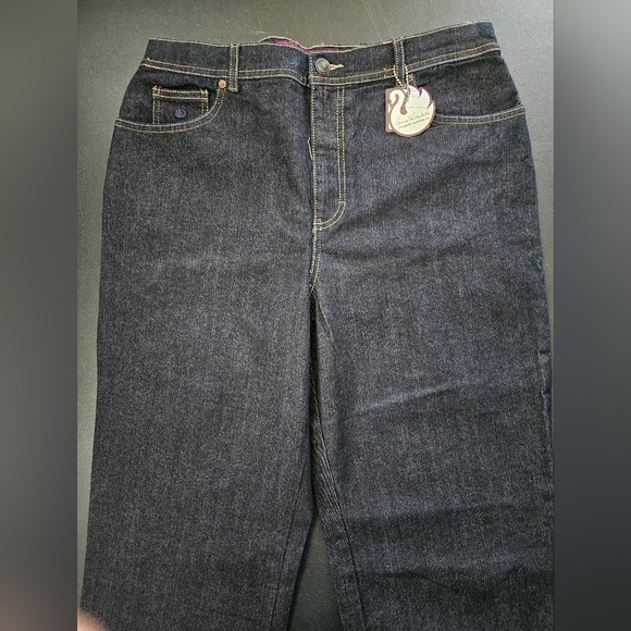 NWT - Vintage Gloria Vanderbilt Indigo Stretch Classic Amanda Jeans - Size 14 - Picture 2 of 8